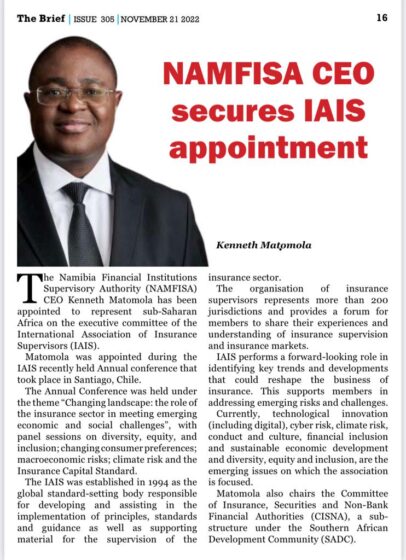 Mr. Kenneth Simataa Matomola